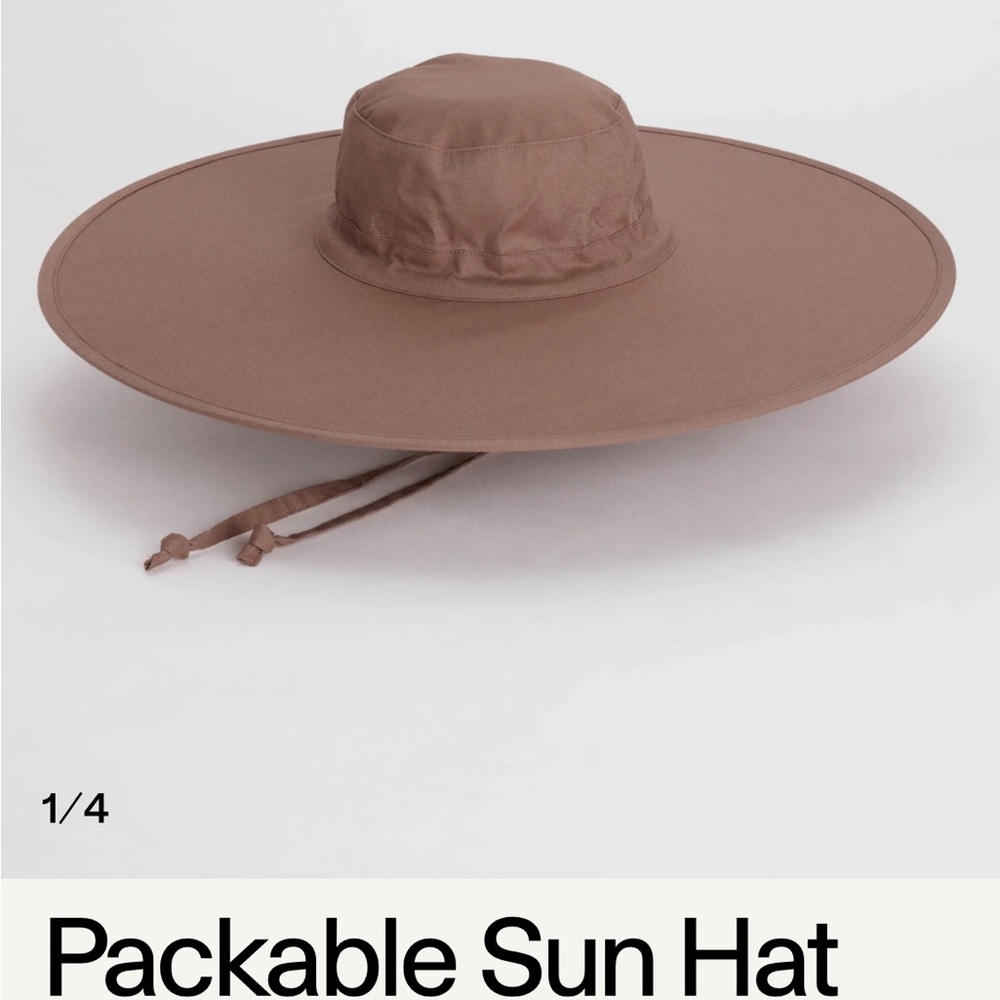 Baggu Packable Sun Hat in Cocoa